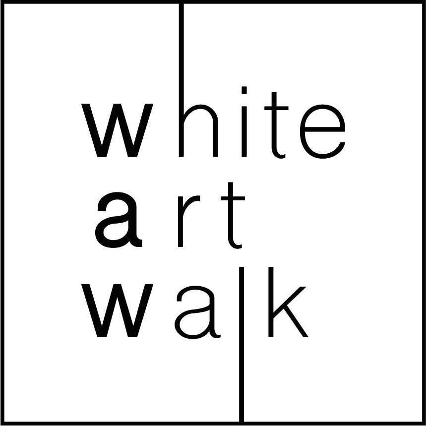 White Art Walk logo